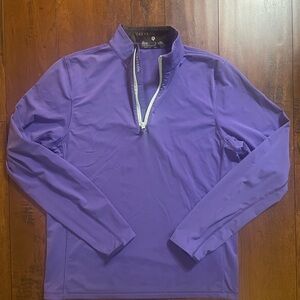 Greyson women’s quarter zip 1/4 pullover size medium golf performance stretch